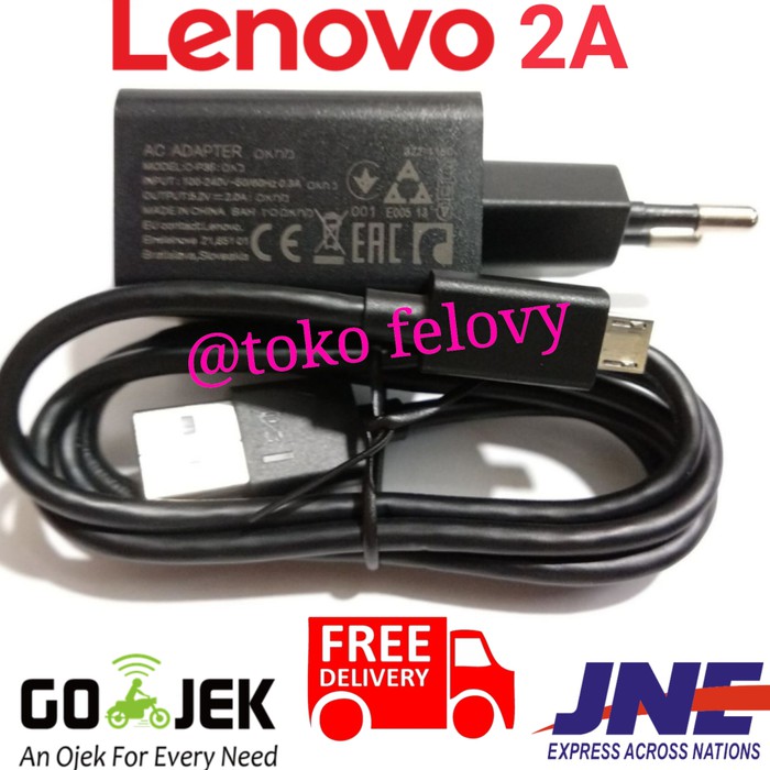 Diskon !!! Case_Hp Charger Carger Lenovo Original Fast Charging 5V 2Amper Tongsis Smartphone