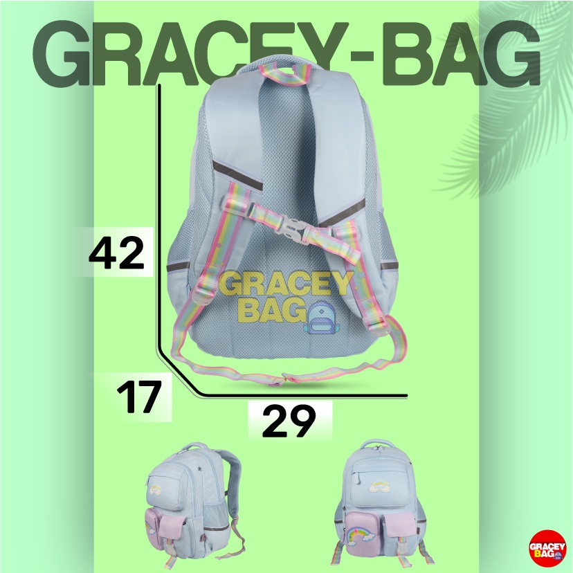 Gracey Bag 71410 Tas Ransel Sekolah Anak Perempuan / Tas Sekolah Altogirl