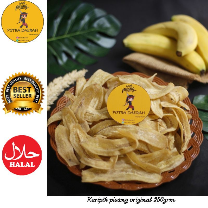 

Keripik Pisang Banana Chips Rasa Original 250gr