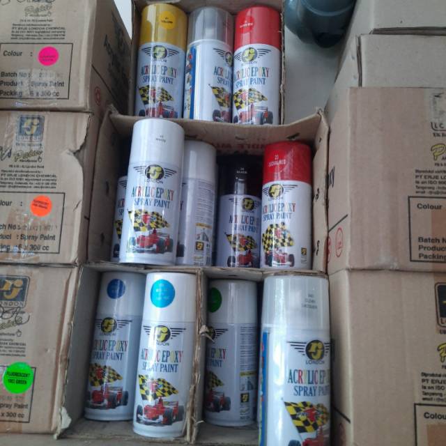 Cat semprot pilox RJ London warna premium