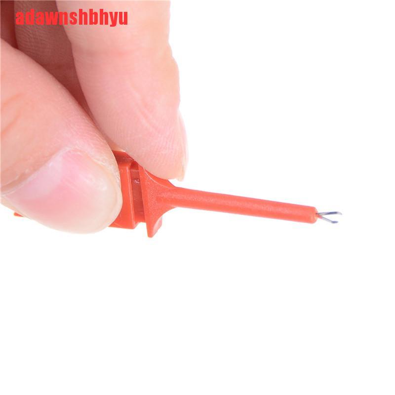 10pcs Klip Kait Grabber Probe Multimeter Smd Ic Soic Mini