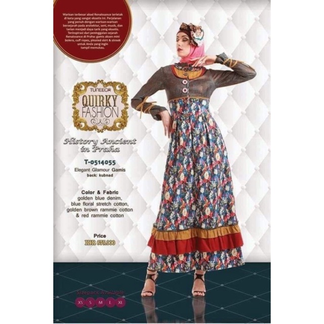 Gamis tuneeca size M preloved