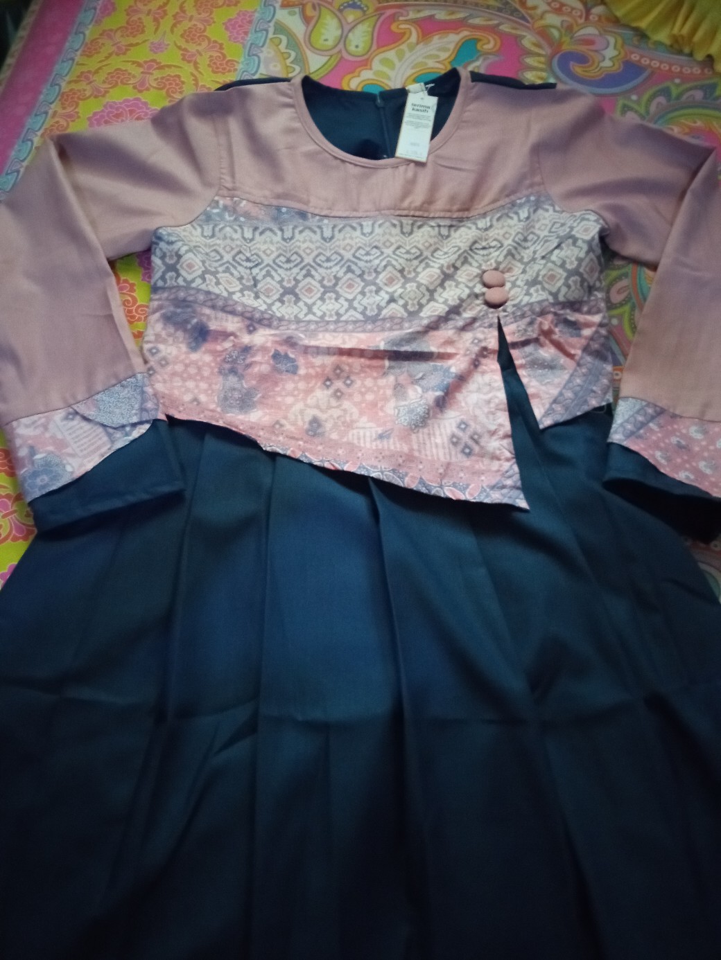 Jehan Dress Gamis Batik, Gamis Kondangan, Gamis Toyobo
