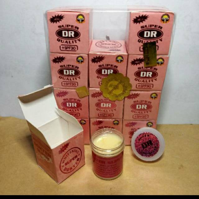 Cream DR Pink holo premium ecer