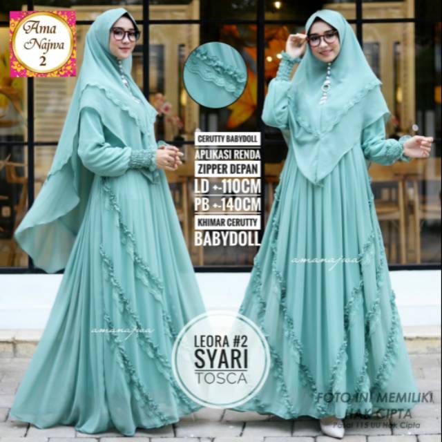 Leora syari super premium cantik ld 110