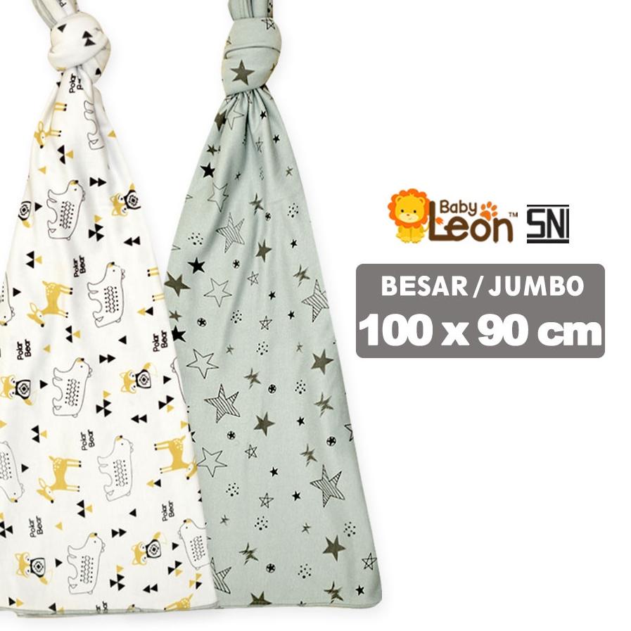 Terbagus.. Baby Leon - Bedong Bayi Baru Lahir Selimut Bayi Newborn Bedong Selimut Kain Motif Alas Ti