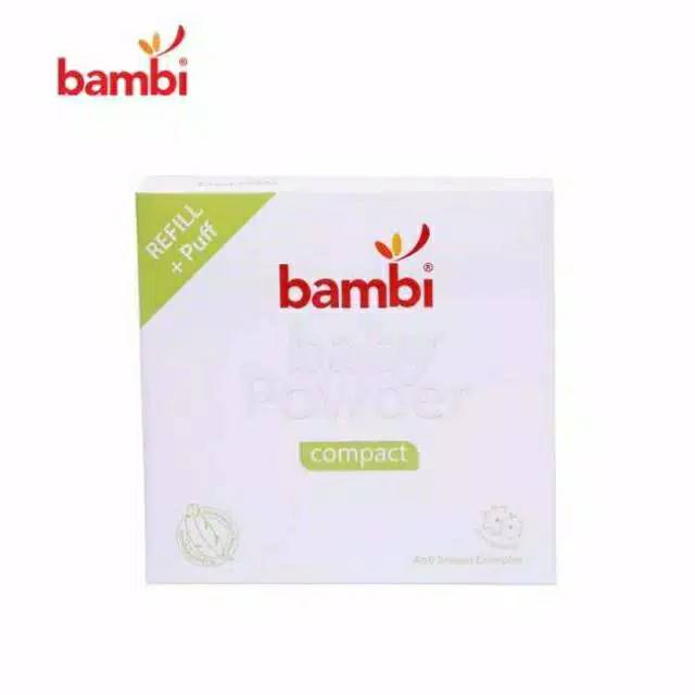 BAMBI Refill Bedak Bayi / Powder Compact Refill + Puff 40gr