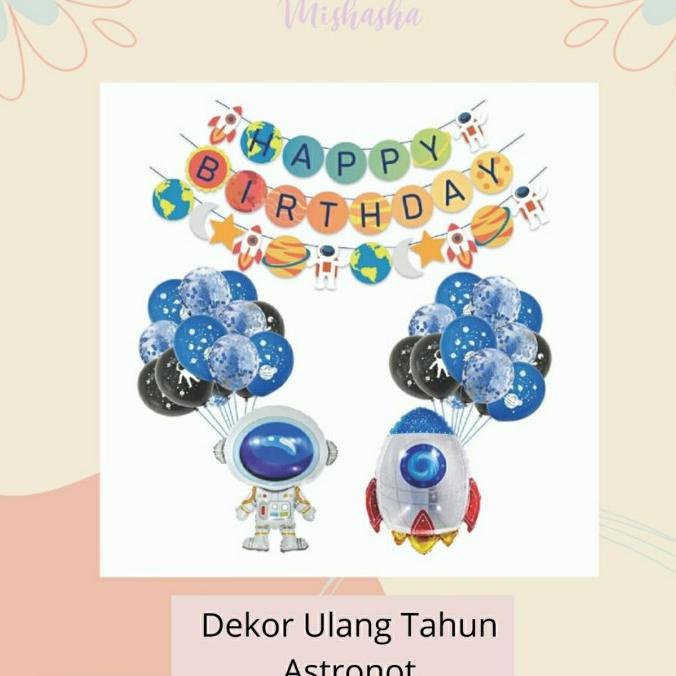 Dekorasi Ulang Tahun Anak Tema Jungle Dan Astronot