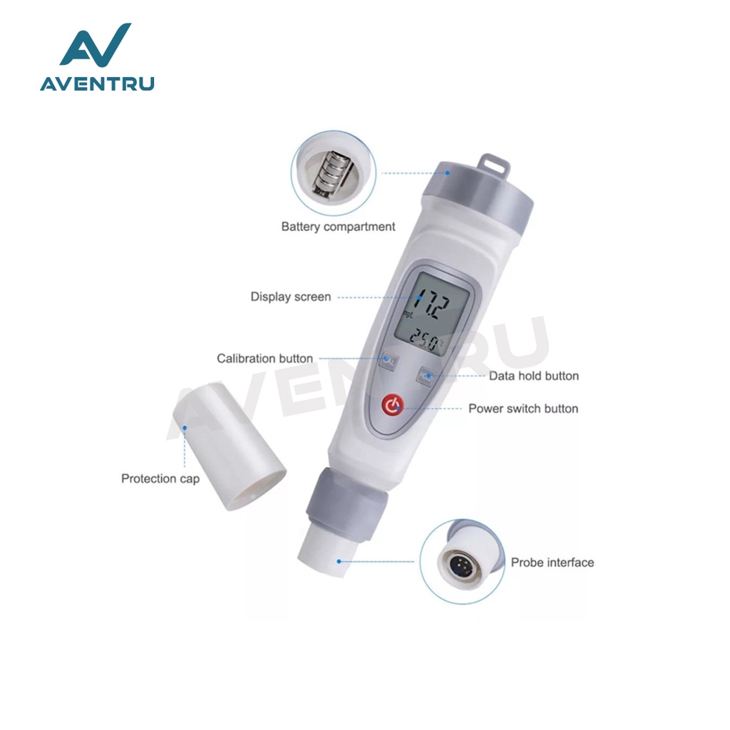 Digital DO Meter Dissolved Oxygen Meter JPB-70A JPB70A