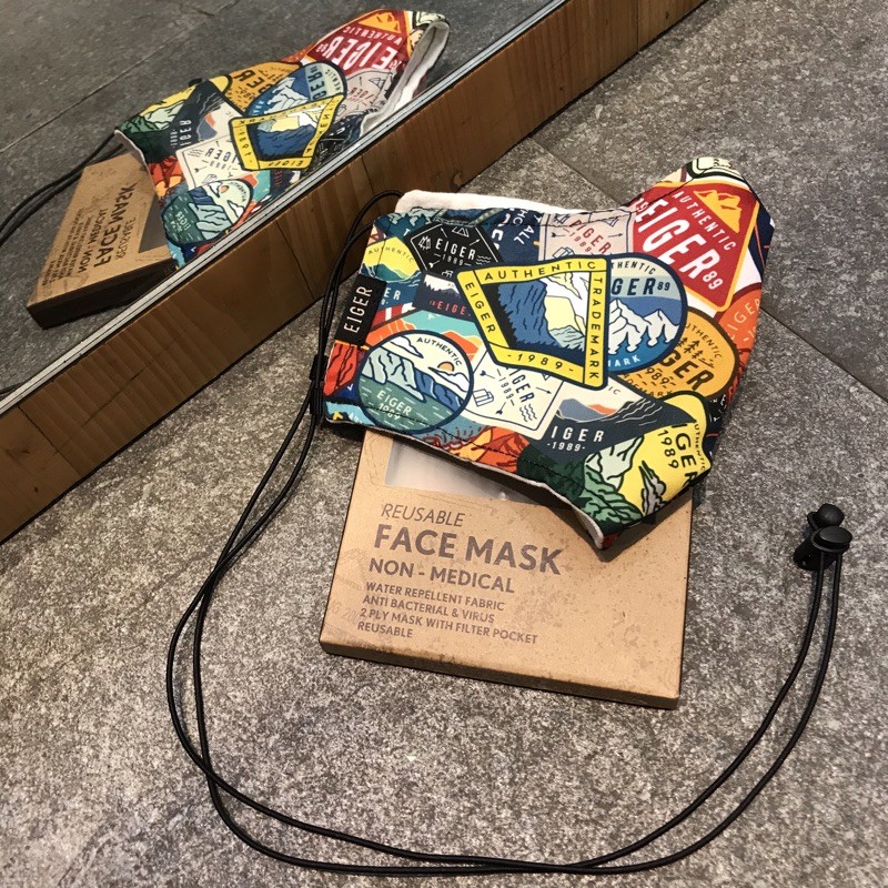 Masker dengan tali adjuster original murah