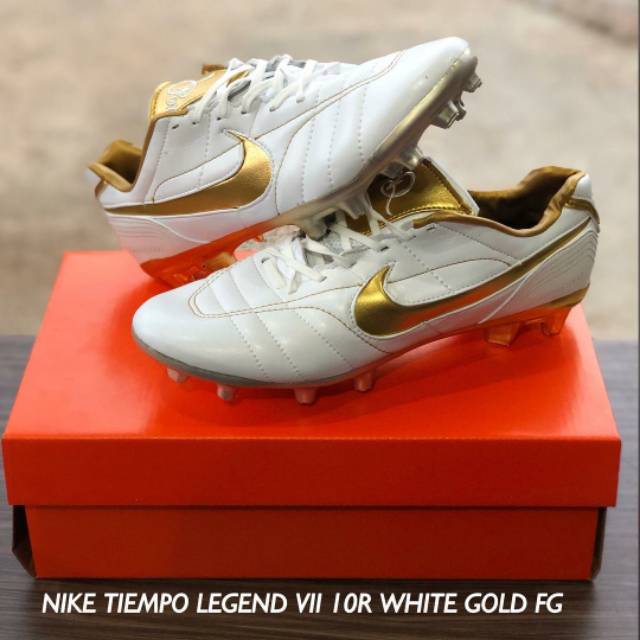 Nike Tiempo Legend VII 10R White Gold FG
