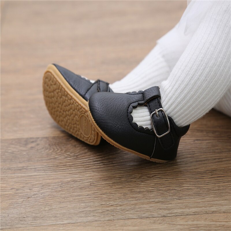 Sepatu Bayi Prewalker Perempuan Umur 0 - 12 Bulan Sepatu Casual Anak Bayi Perempuan Baby Prewaker Shoes Cewek Murah Umur 0 - 14 Bulan, umur 1 Tahun 0 - 6 Bulan Hitam AK 14