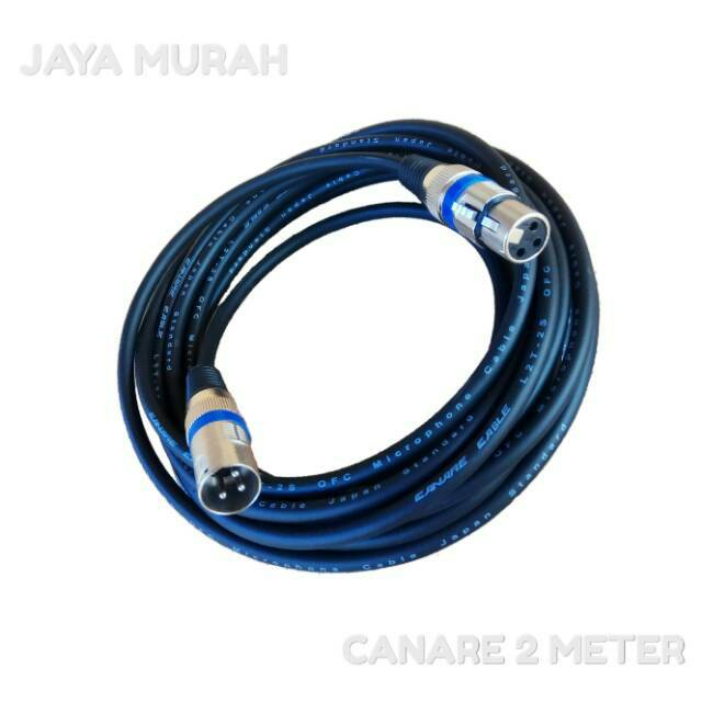 kabel mic_kabel xlr male to female_xlr male to female 3pin 2m