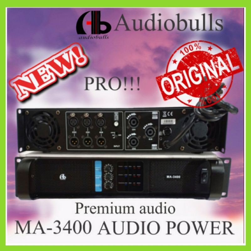 Power AB Audiobulls MA-3400 Power AB Audiobulls Premium Original