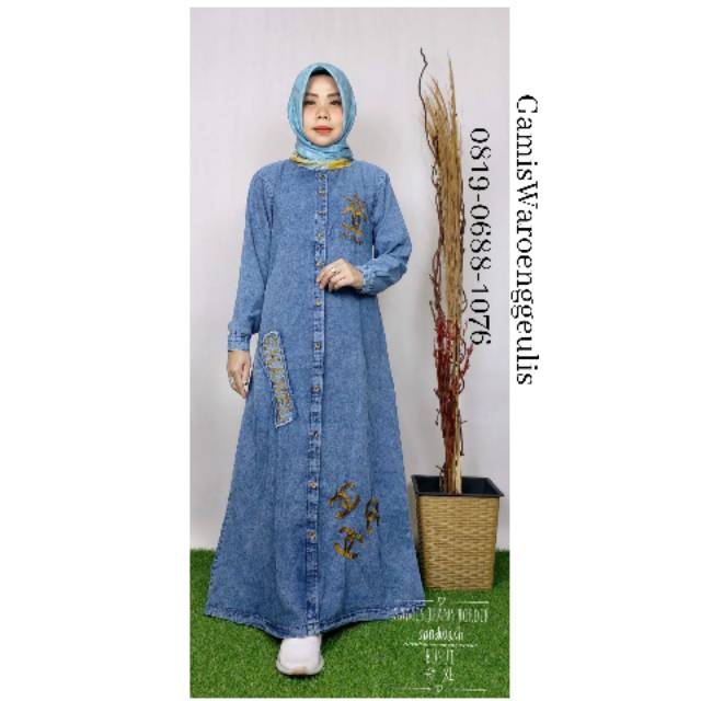 Gamis levis || Gamis jeans