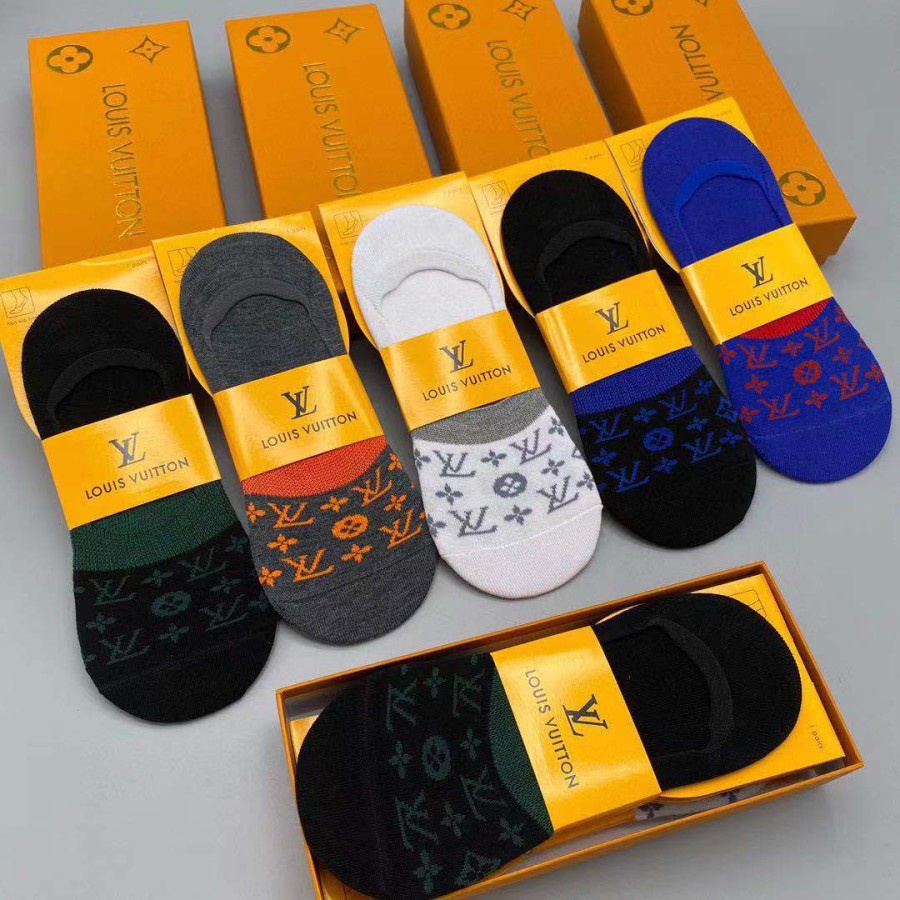 kaos kaki lv set socks premium quality