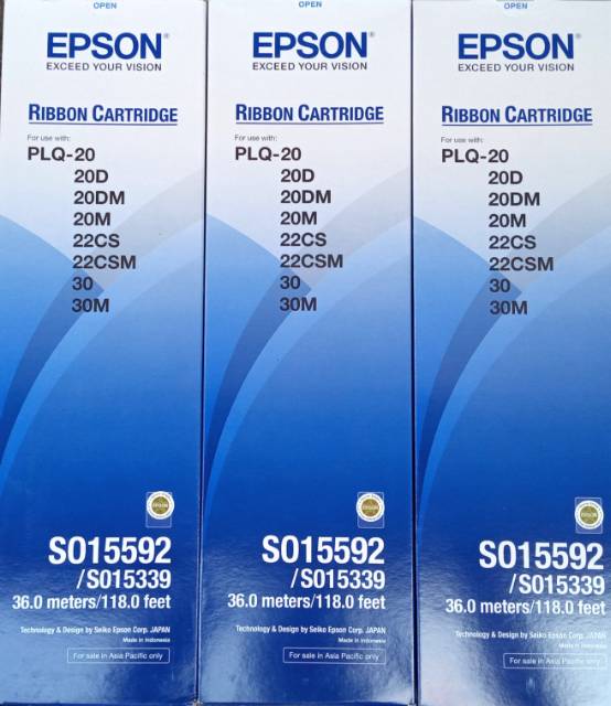 Ribbon Catridge For use with :Epson PLQ20,22,30,30M