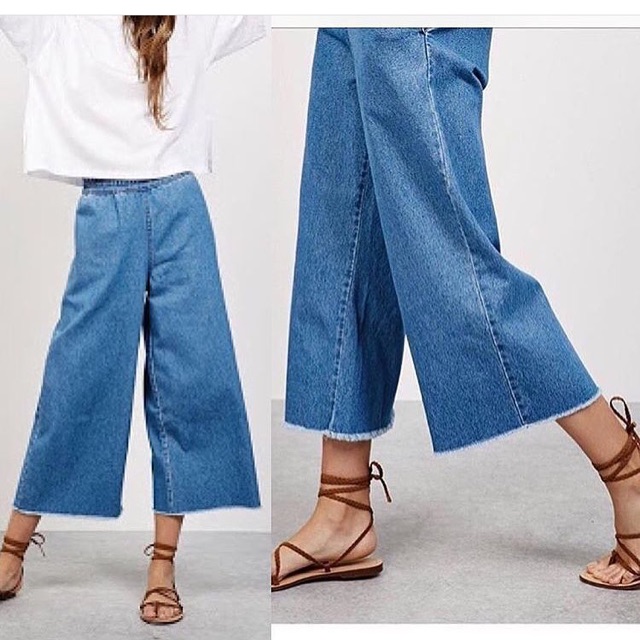 Jeans Kulot merk Bershka NEW with tag 469.000 size XS pinggang karte fit to S jual rugi 200.000 aja