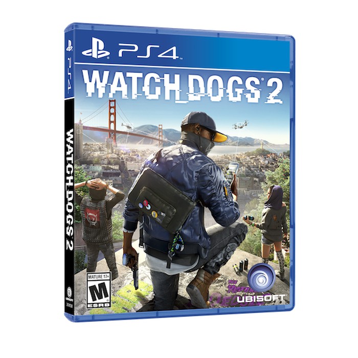 Murah KASET PS 4 KASET GAME CD PS4 WATCH DOGS GAME CONSOLE Keren