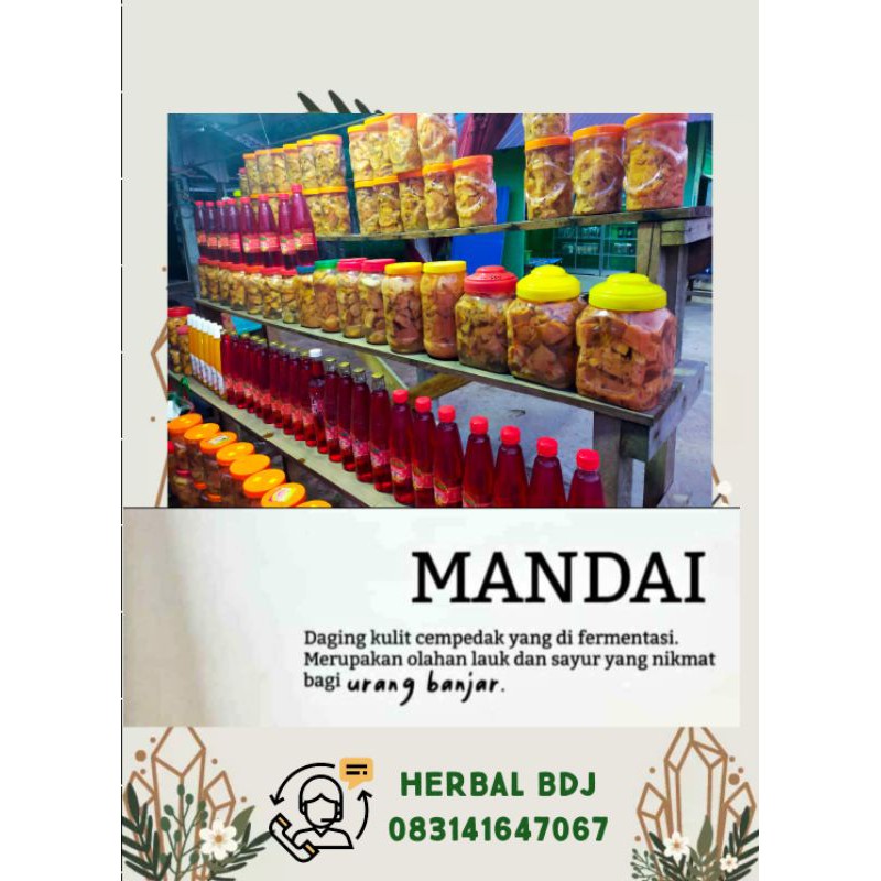 

Mandai tiwadak asli Batumandi berat 500gram/kulit cimedak