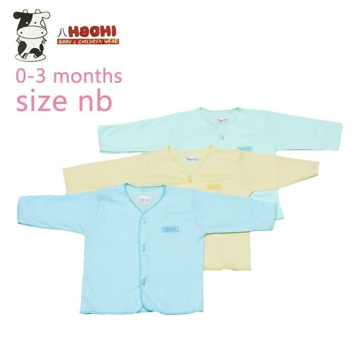 Hachi Baju Atasan Lengan Panjang Warna Isi 3 Size 12,14,16,18,20,26,28