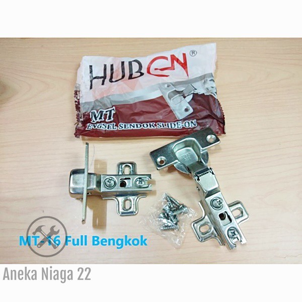 Aneka - Engsel sendok Besar / engsel lemari Kabinet HUBEN Full Bengkok MT16 AN22