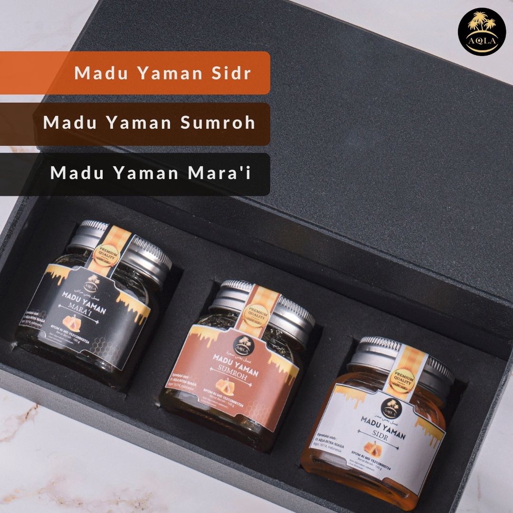 Hampers Madu Yaman Mara'i Sumroh Sidr Parcel Madu Premium best Quality  / Kado pernikahan / kado premium