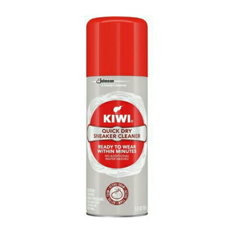 Kiwi Sneaker Cleaner Pembersih Sepatu 200ml Kiwi Polish Renews Black 100Ml