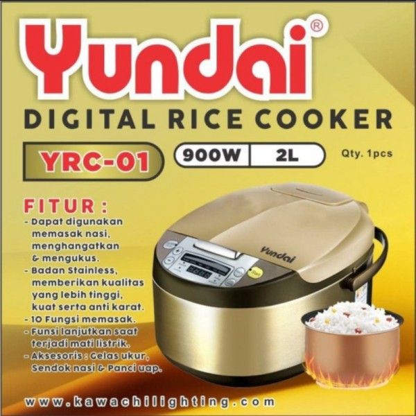 Unik Liter Cooker 2 YUNDAI Rice  Limited Digital MAgicCom YRC-01