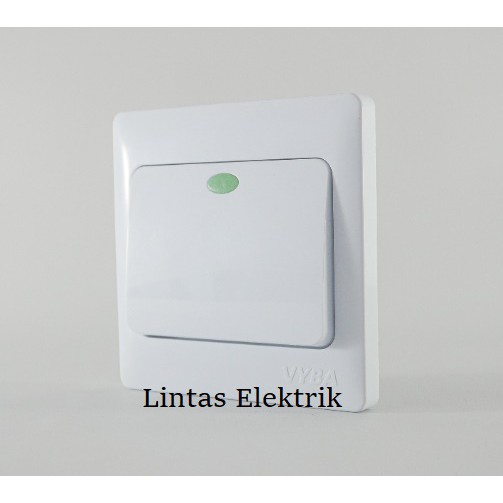 VYBA SAKLAR ENGKEL 1 TOMBOL 10A WS211 SAKELAR