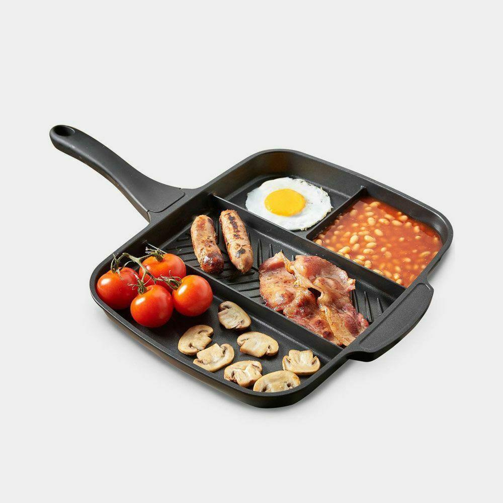 Preva Wajan Penggorengan 5in1 Breakfast Tools Roasting Pan Frypan