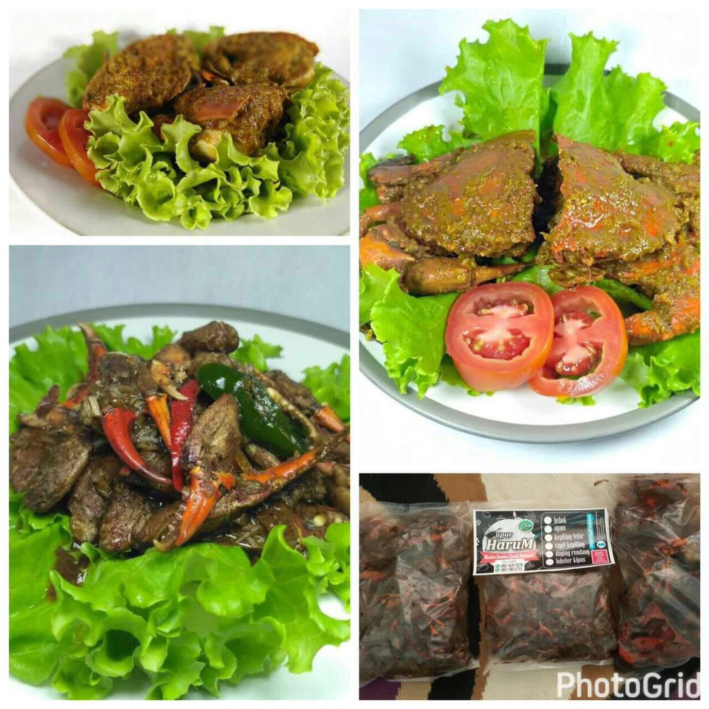 

Kepiting Utuh / Daging Capit Kepiting Khas Kalimantan