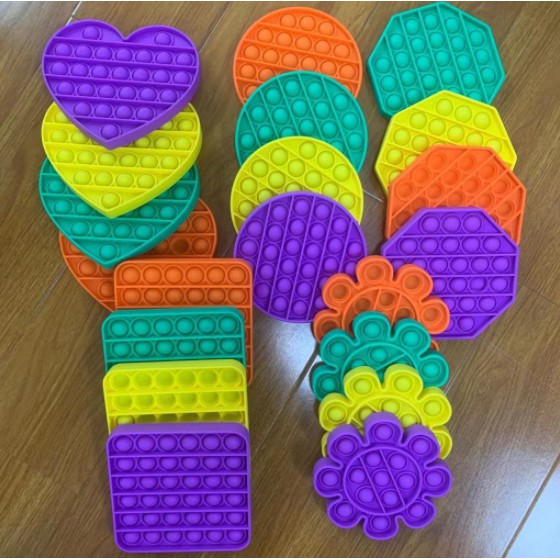 Mainan Edukasi Anak Tiktok Tik Tok Fidget Push Pop It Murah Mainan Anak Penghilang Stress-5