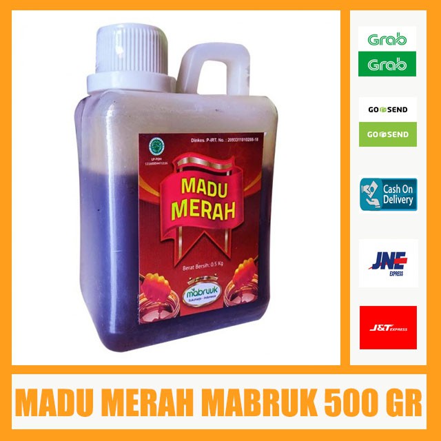 Madu Merah Mabruk - Madu Merah - 500 Gram