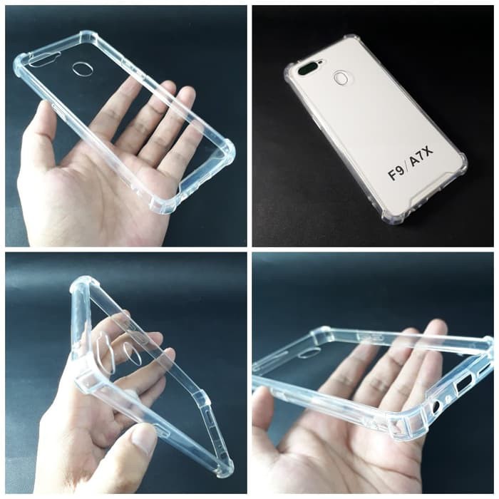 Promo Silicon Anti Crack Fuze Hard Case Acrylic OPPO F9 / F9 PRO / OPPO A7 Kondom