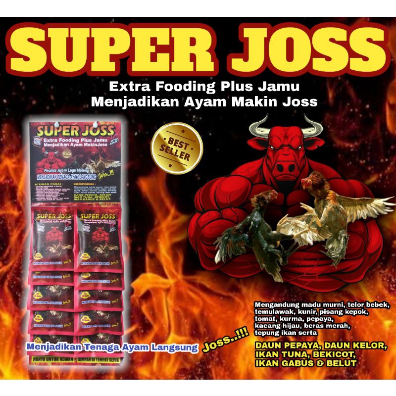 Jamu ayam SUPER JOSS Extra Fooding Plus Jamu Ayam Laga