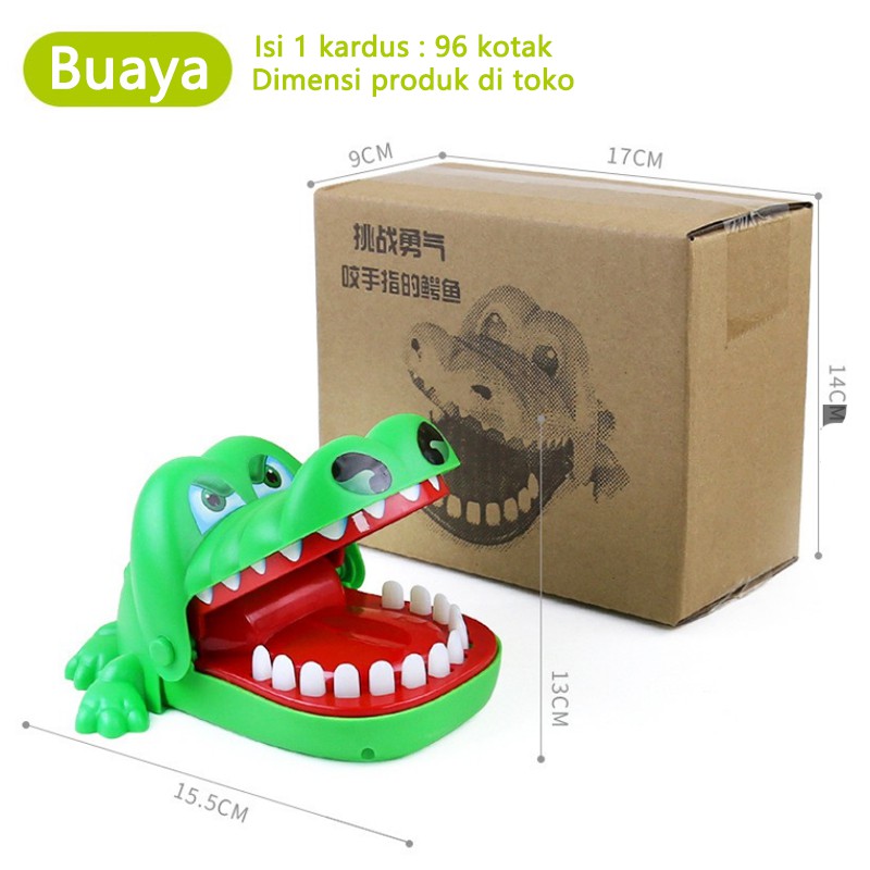 HIPPO LAND MAINAN BUAYA GIGIT TANGAN / CAPLOK BUAYA / BITE THE HAND CROCODILE PRANK 152-153