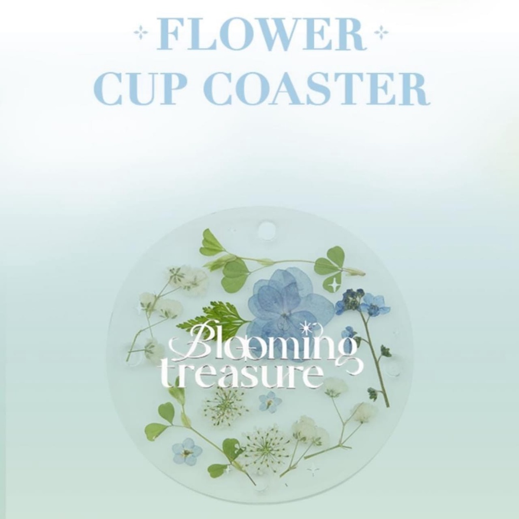 Ready Blooming Treasure Flower cup Coaster