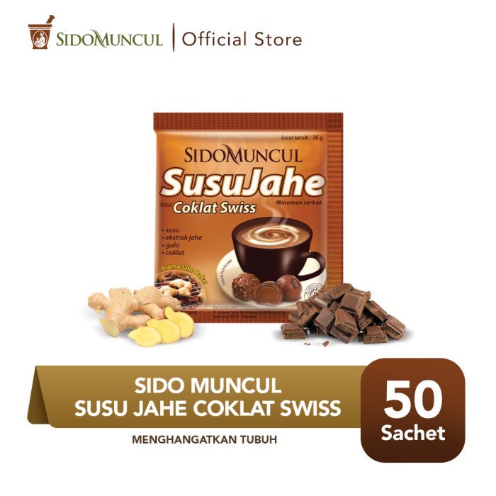 

Sido Muncul Minuman Susu Jahe Coklat Swiss 5x10's - Menghangatkan Tubu (BERKUALITAS)