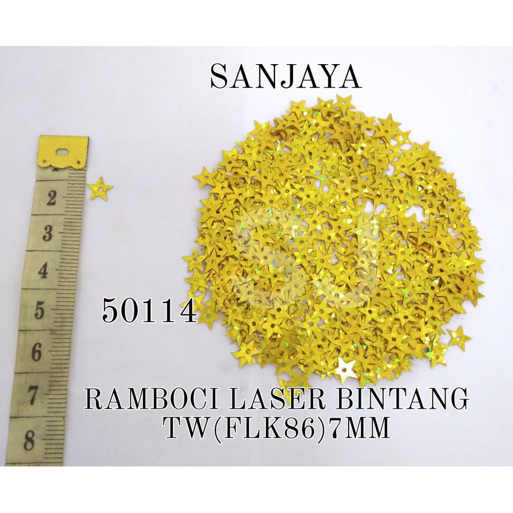 PAYET RAMBOCI / RAMBOCI BINTANG / PAYET MANIK BINTANG / RAMBOCI BINTANG TAIWAN (FLK86) 7MM