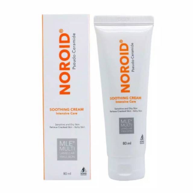 Noroid Soothing Cream Pelembab untuk kulit kering (kemasan tube 80ml)