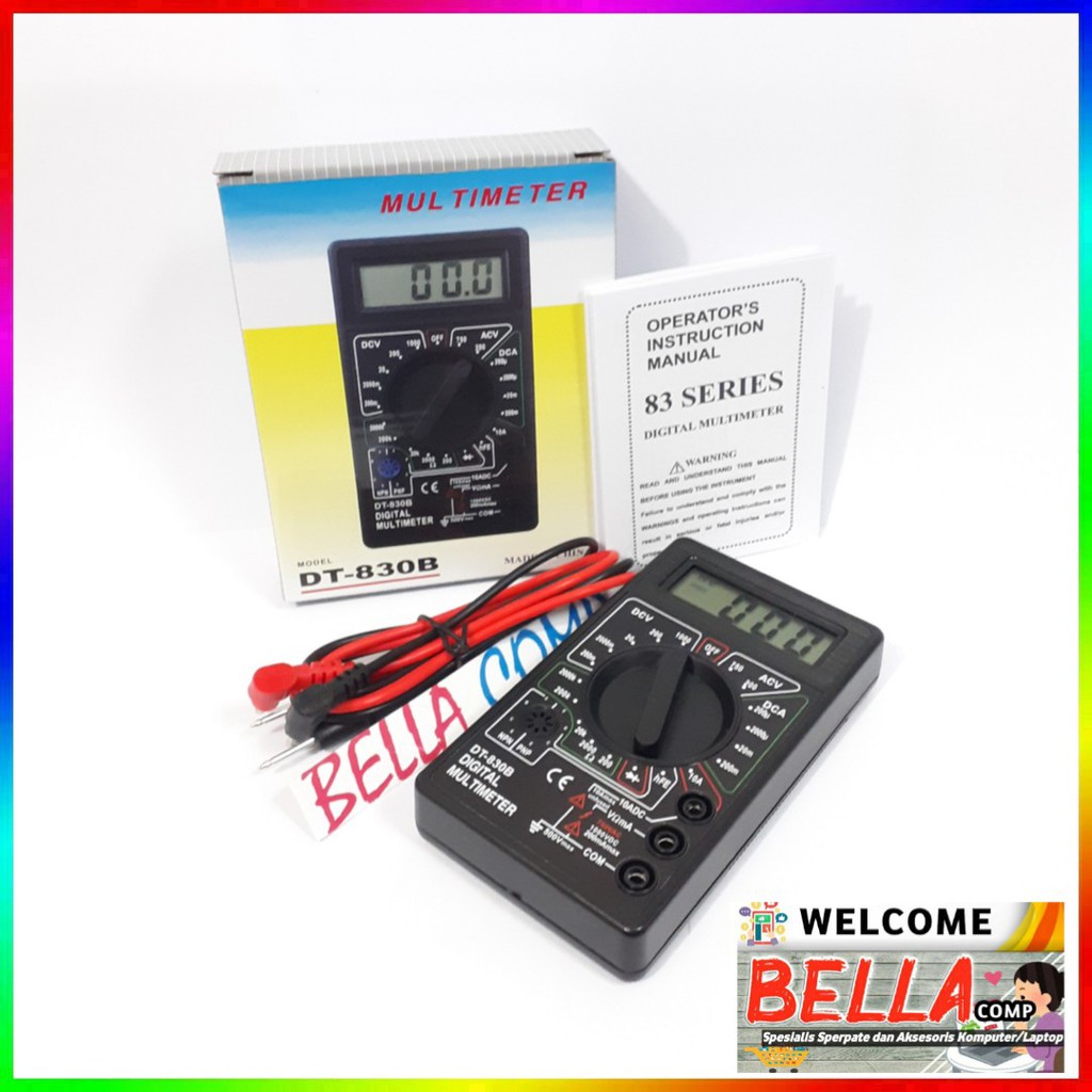 Multitester - Avometer - multimeter digital Dt830b/Multitester - Multimeter - Avometer - Voltmeter