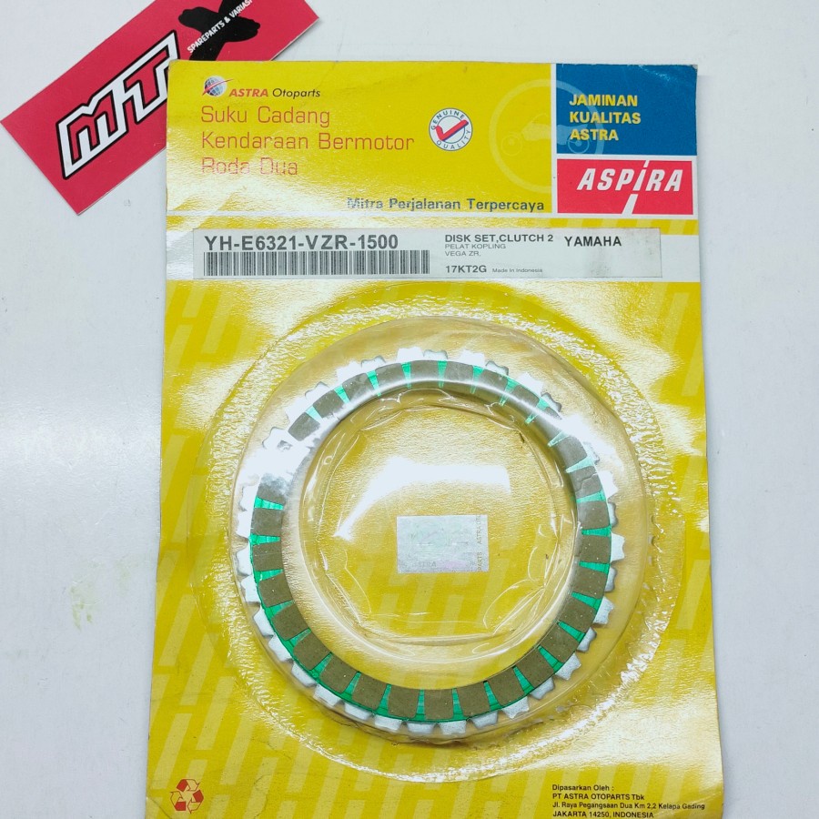 KAMPAS PLAT KOPLING VEGA ZR ASPIRA