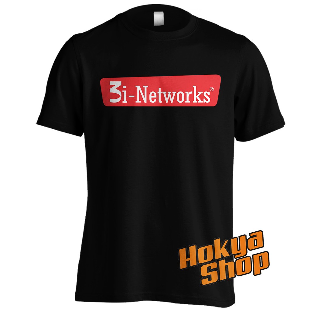 PROMO Kaos Hitam 3i Networks C07 Mobiss Crown Nabung Dapat Income Distro Hokya Shop
