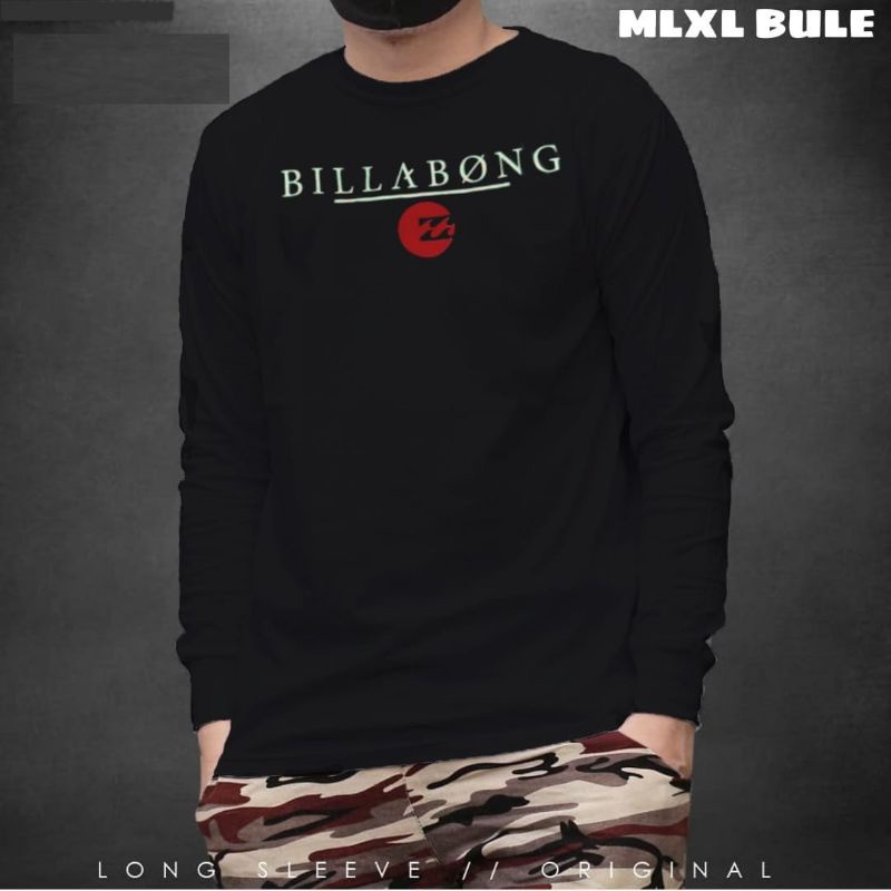 kaos pria lengan panjang billabong