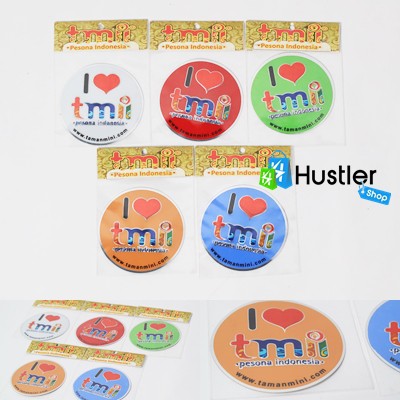 

Stiker Taman Mini Indonesia Indah / Sticker Mobil Sticker TMII I Love TMII Model Timbul Bertekstur