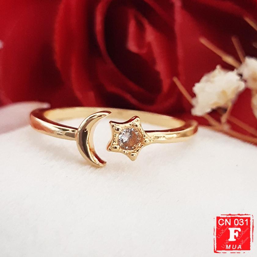 CN 031 Cincin Wanita Dewasa Zirkon Jernih Perhiasan Wanita Cincin Xuping Premium Cincin Bebas Ukuran