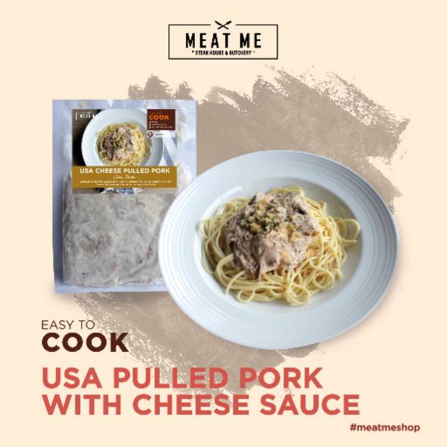 

MEAT ME Frozen Food - USA Pulled Pork with Cheese Sauce | READY TO COOK