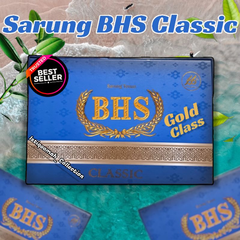 Sarung Tenun BHS Classic Jacquard JSK JGL TKG Gold bukan BHS Afkir SGF dan SGE