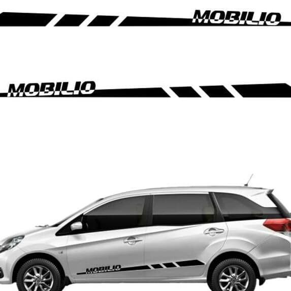 blighoo - cutting sticker mobil honda mobilio keren simple elegant stiker mobil stripping sepasang b